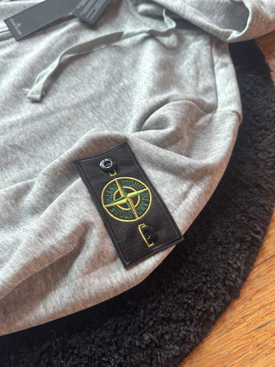 St0ne !sland Felpa zip grigia