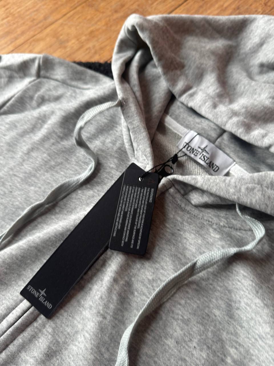 St0ne !sland Felpa zip grigia